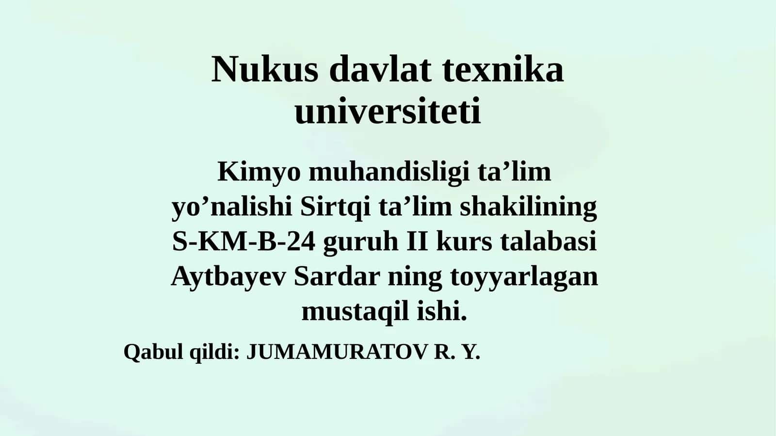 Tuzlar gidrolizi va uning mеxanizmi. Tuzlar gidrolizining turlari 1