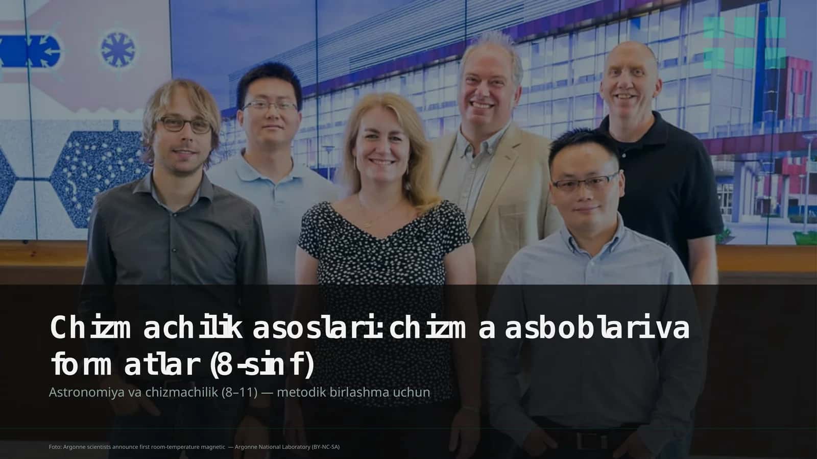 Chizmachilik asoslari: chizma asboblari va formatlar (8-sinf) 1
