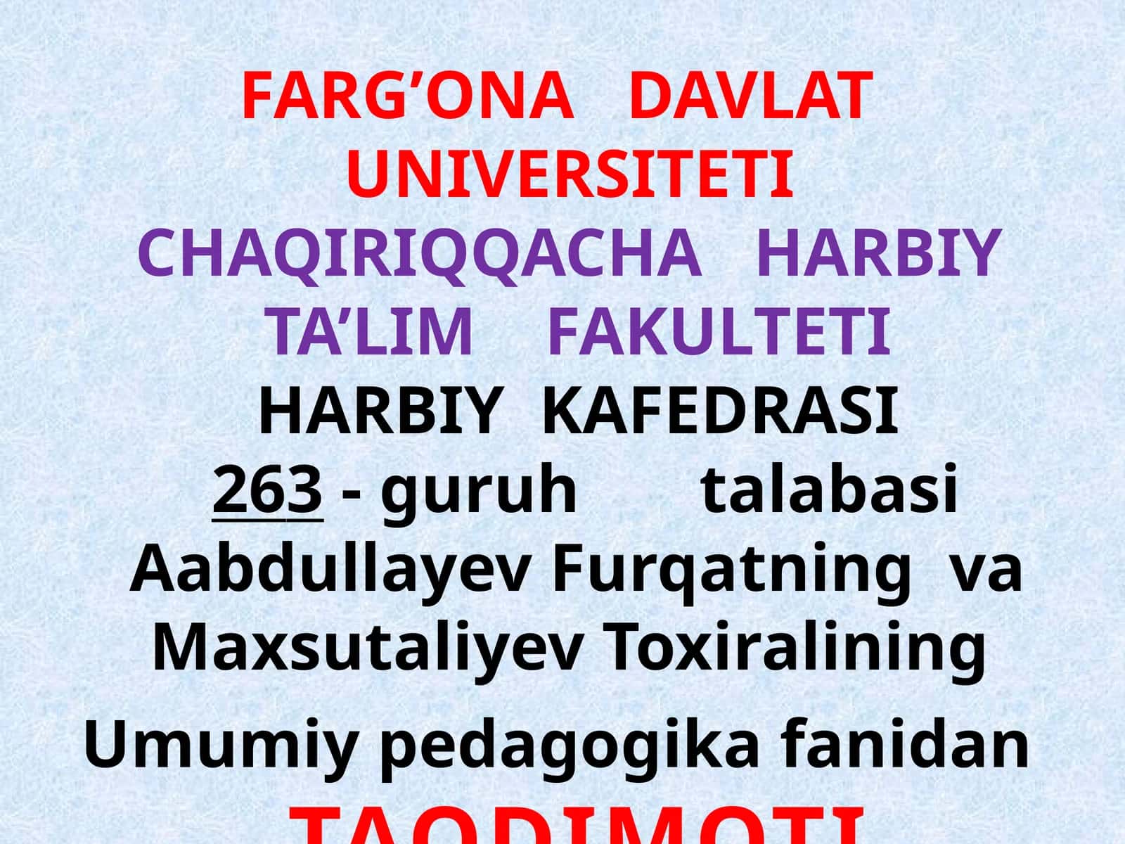 TAQDIMOTI "QOBUSNOMA" 1