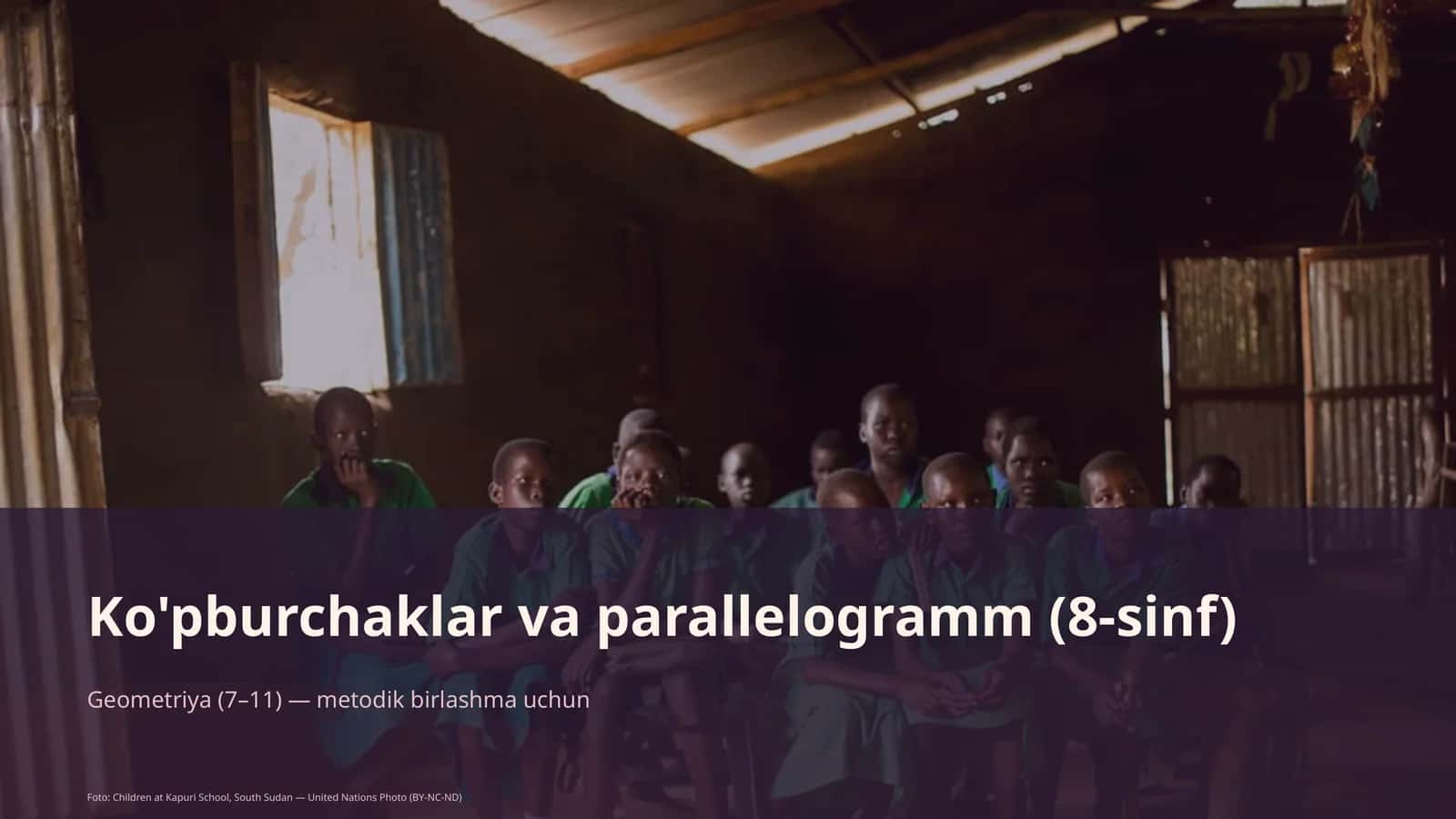 Ko'pburchaklar va parallelogramm 1