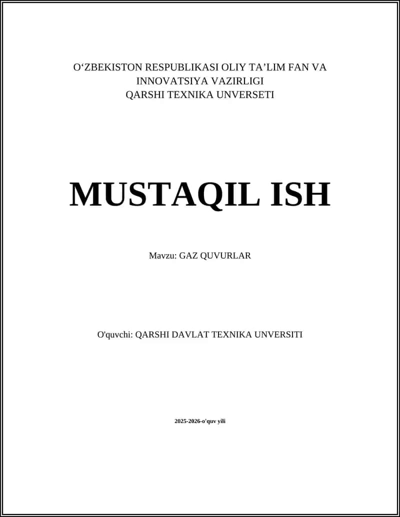 GAZ QUVURLAR 1