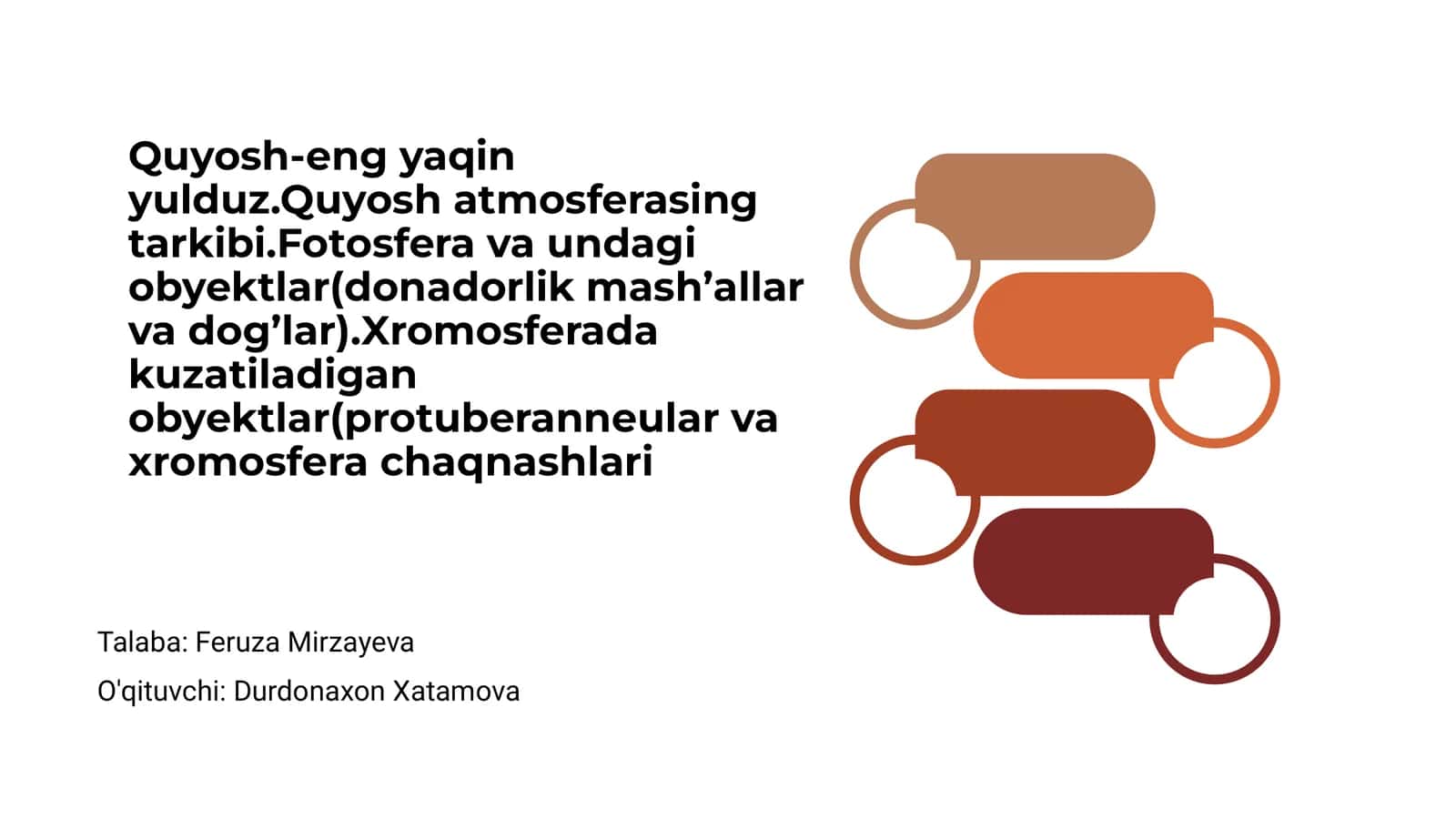 Quyosh – Eng Yaqin Yulduz 1