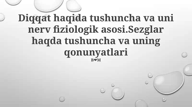 Diqqatning neyrofiziologiyasi 1