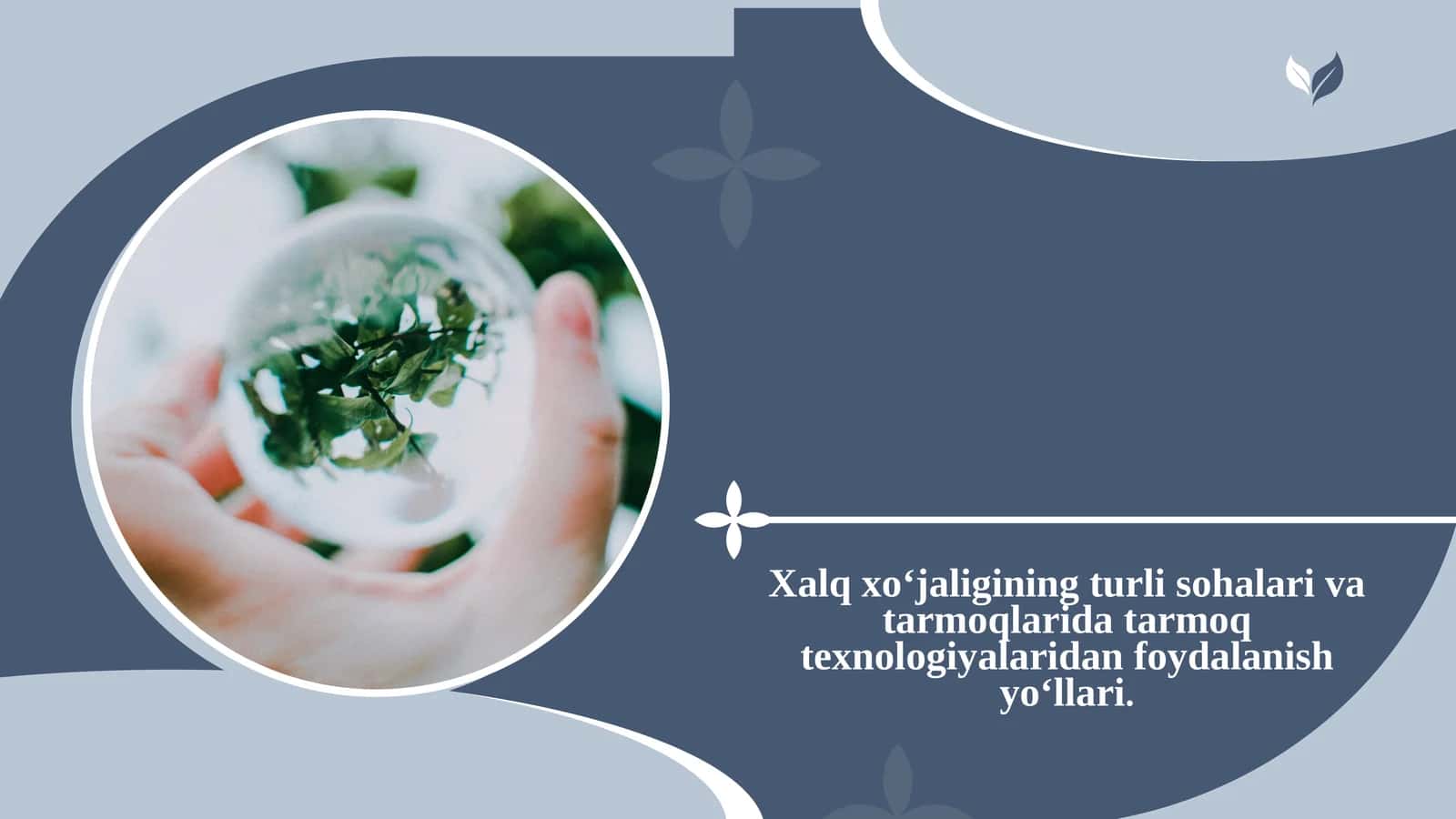 Xalq xo‘jaligining turli sohalari va tarmoqlarida tarmoq texnologiyalaridan foydalanish 1