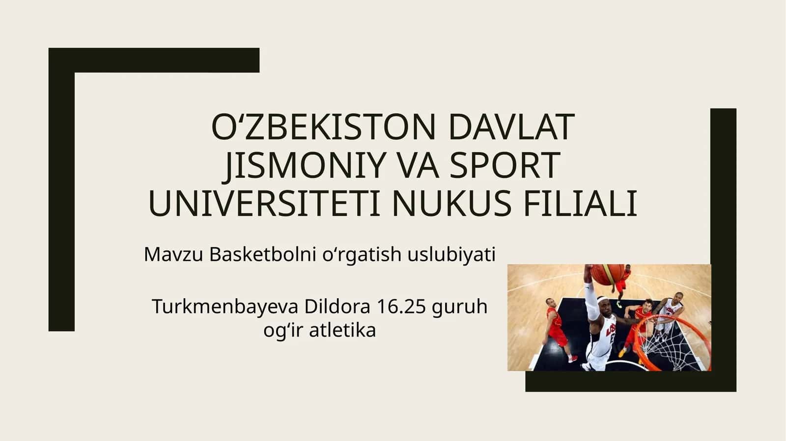 Basketbolnioʻrgatishuslubiyati 1