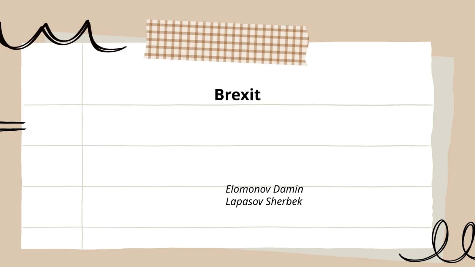 Brexit and the UK Economy 1