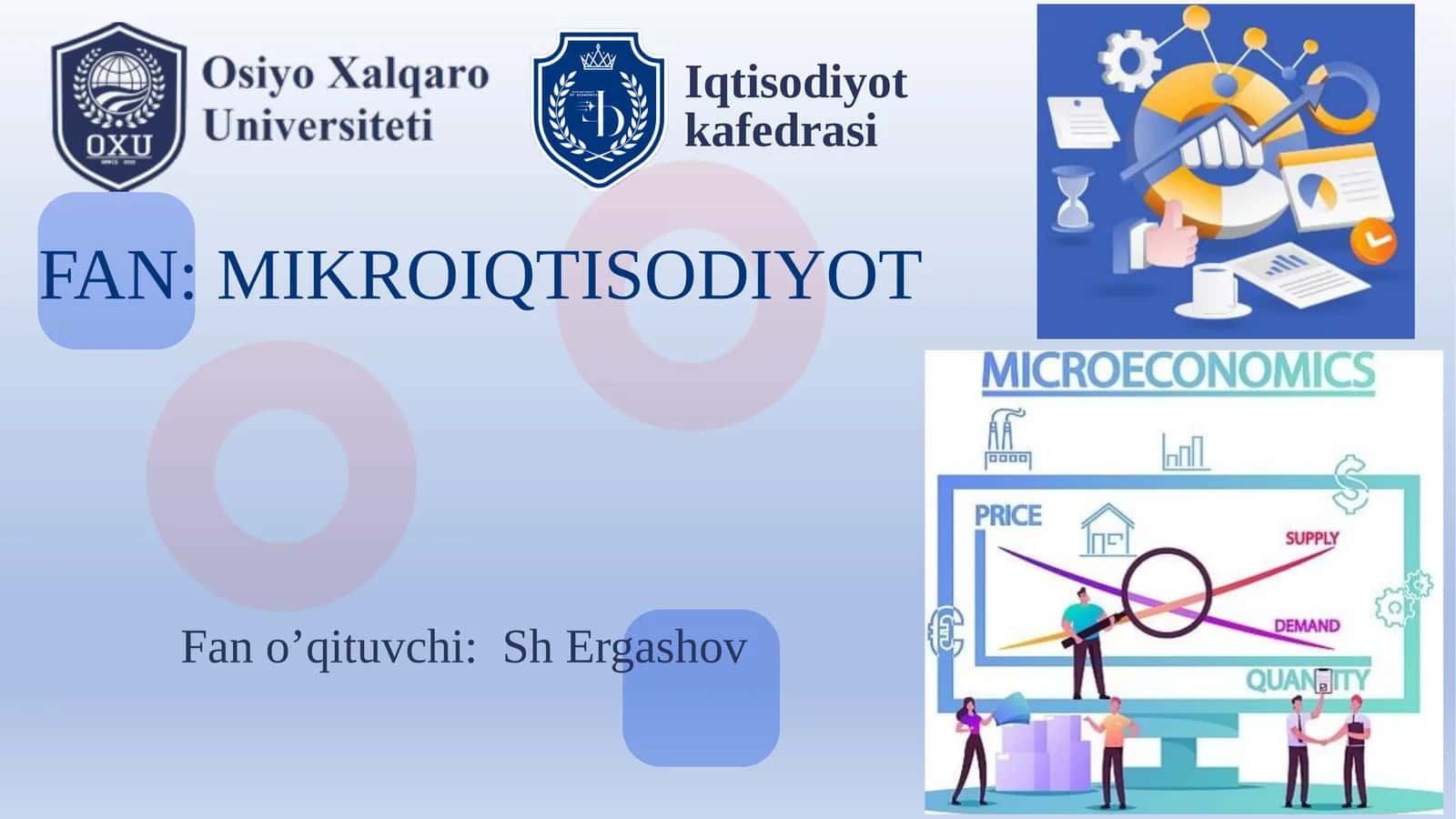 FAN: MIKROIQTISODIYOT 1