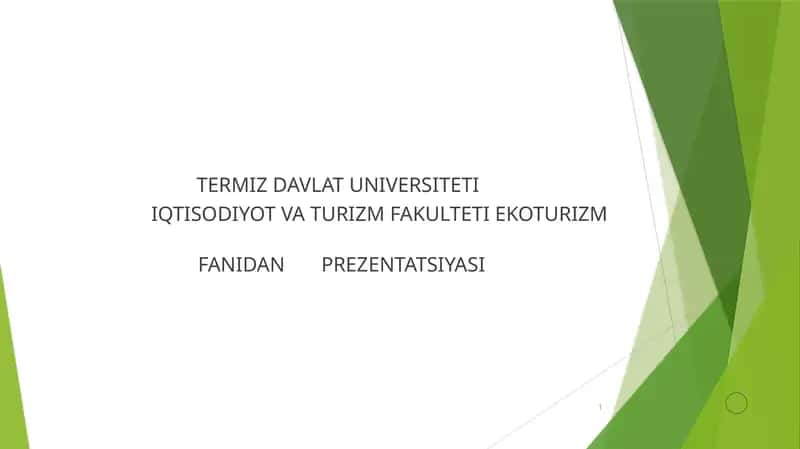 EKOTURIZM 1