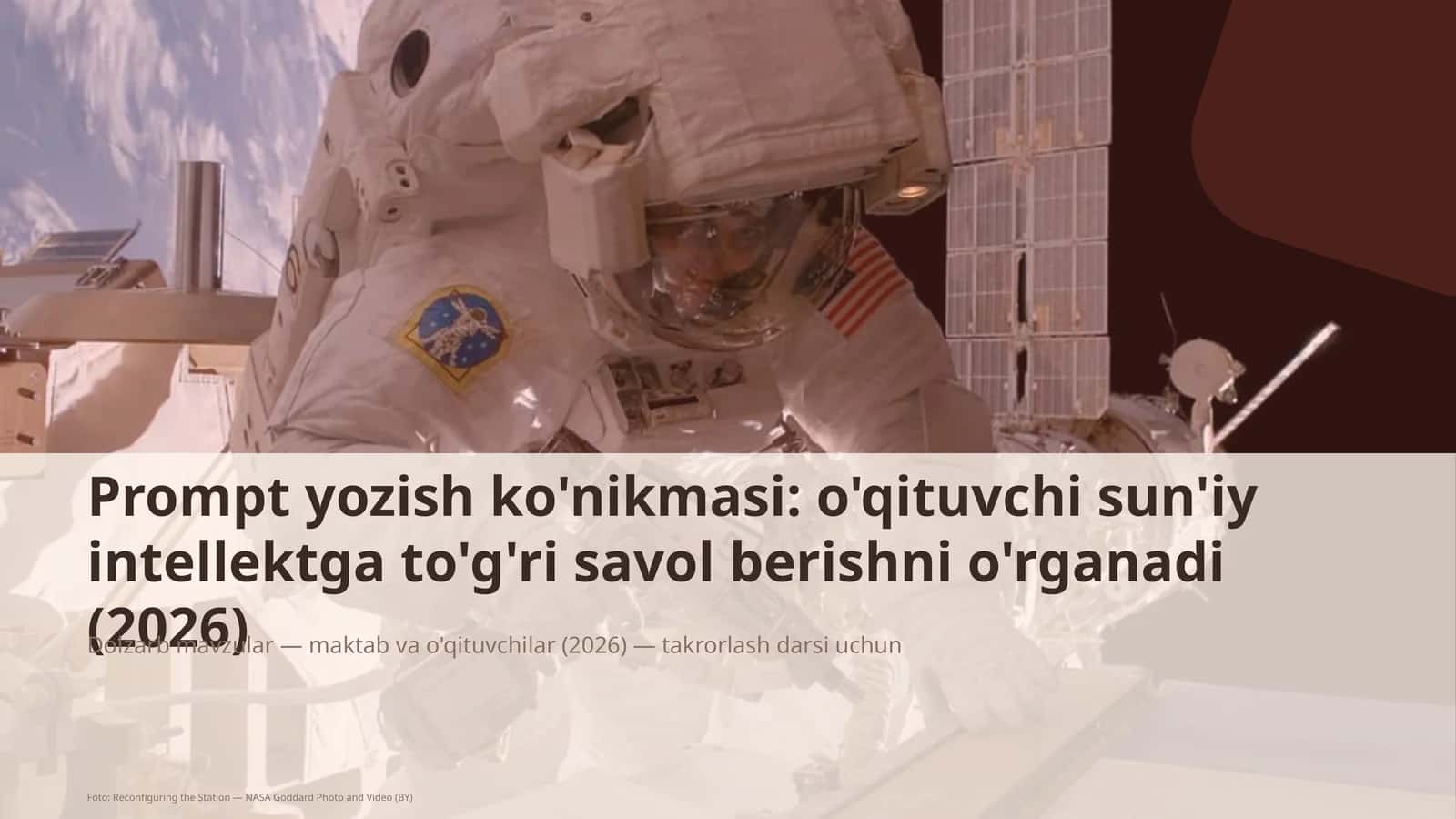 Dolzarb mavzular — maktab va o'qituvchilar 1