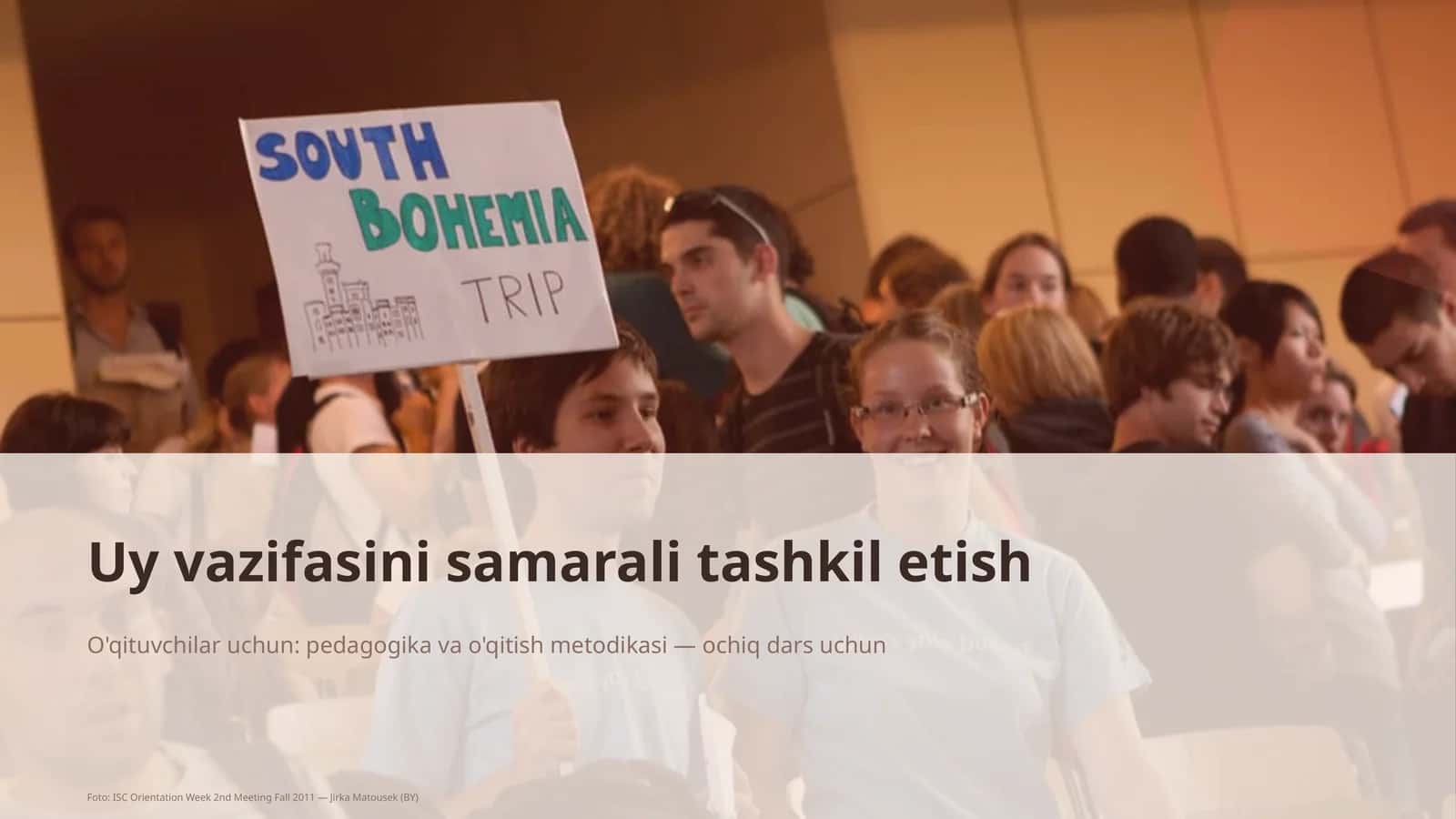 Uy vazifasini samarali tashkil etish 1