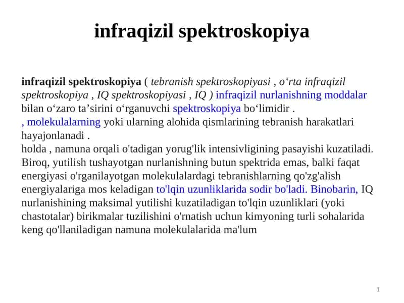 infraqizil spektroskopiya 1
