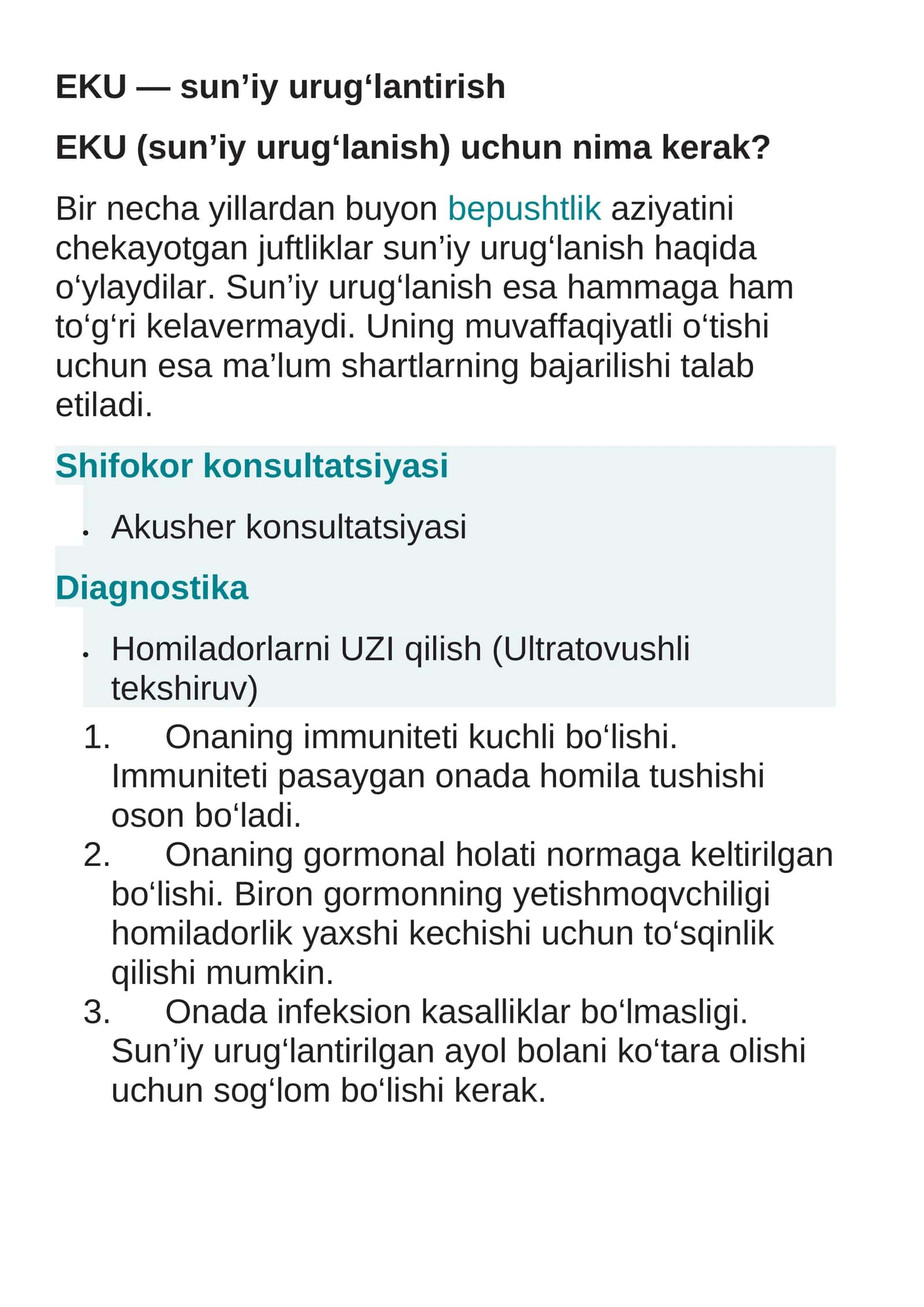 EKU — sun’iy urug‘lantirish 1