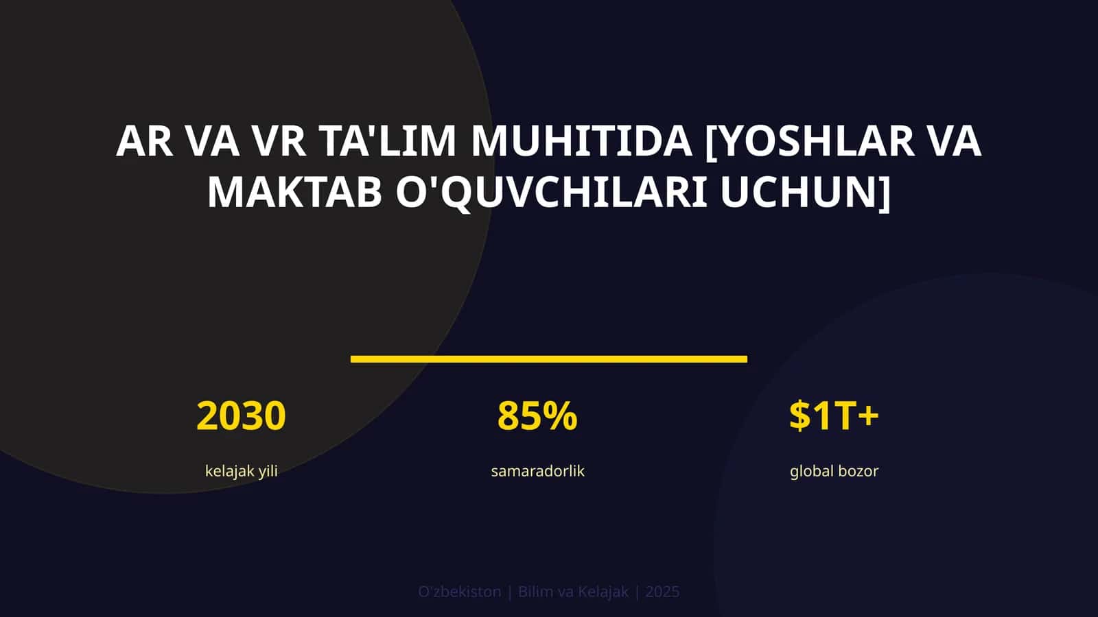 AR va VR ta'lim muhitida [YOSHLAR VA MAKTAB O'QUVCHILARI UCHUN] 1