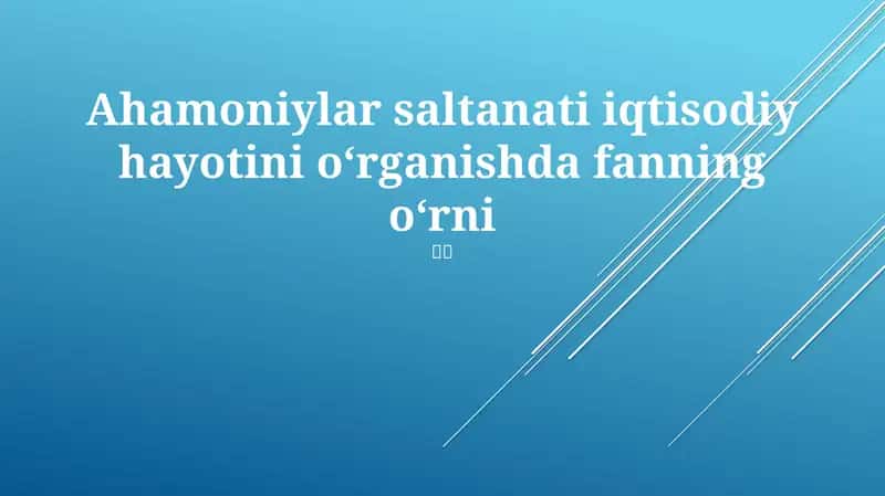Arxeologik Dalillar va Moddiy Madaniyat 1