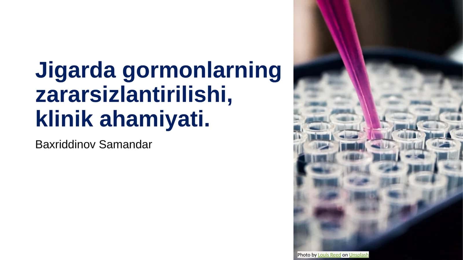 Jigarda gormonlarning zararsizlantirilishi, klinik ahamiyati 1