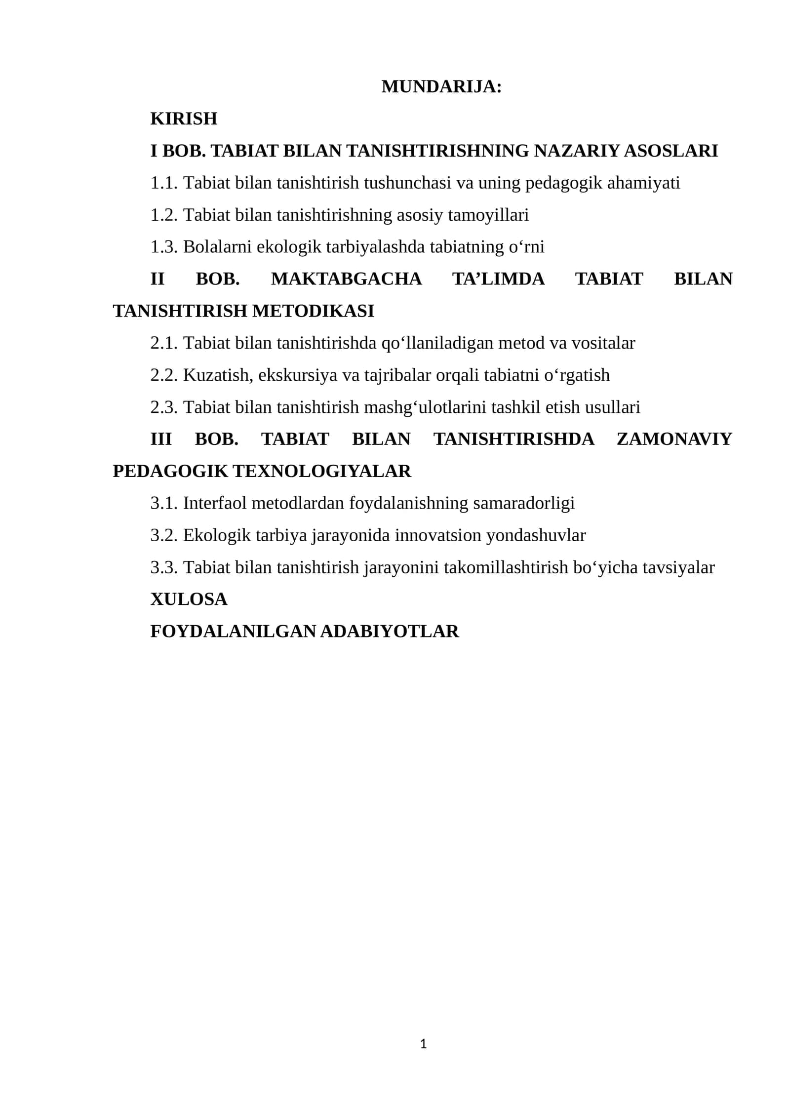 TABIAT BILAN TANISHTIRISH 1