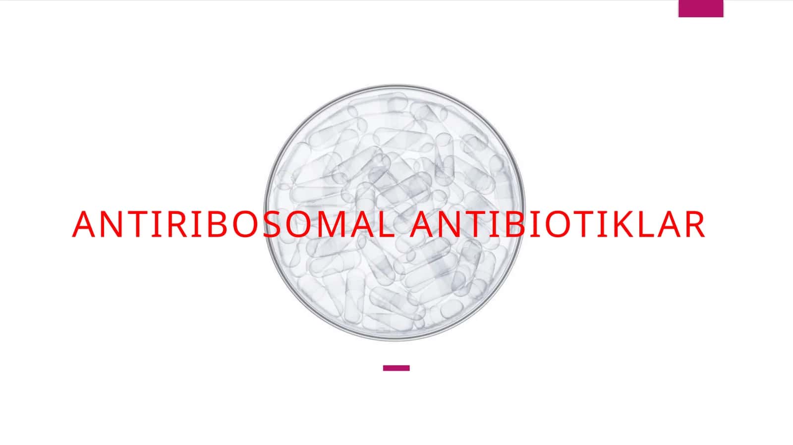 ANTIRIBOSOMAL ANTIBIOTIKLAR 1