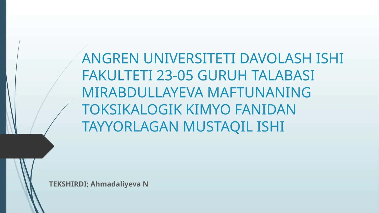 Mineralizatsiya va zaharli moddalar 1