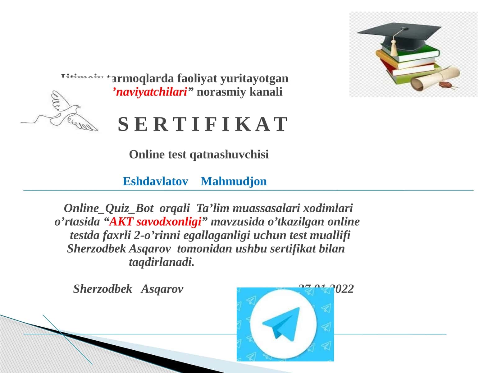 Online test 1