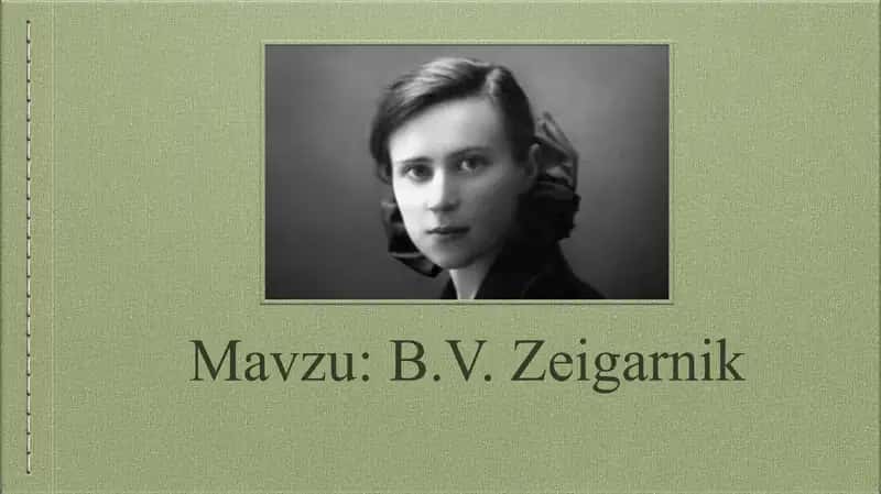B.V. Zeigarnik 1