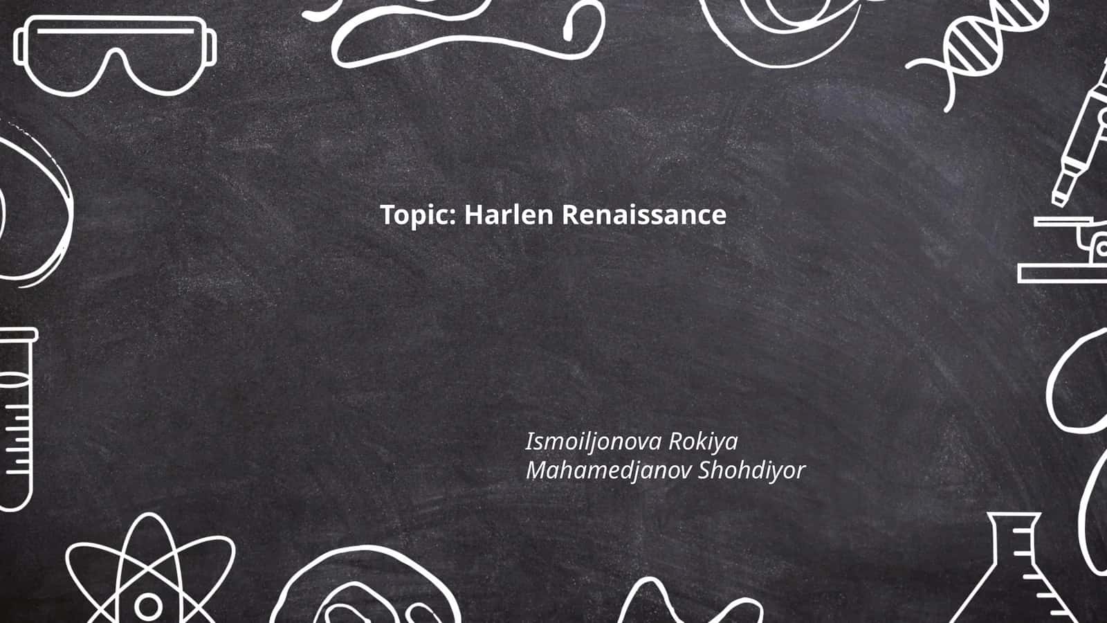 Harlen Renaissance 1