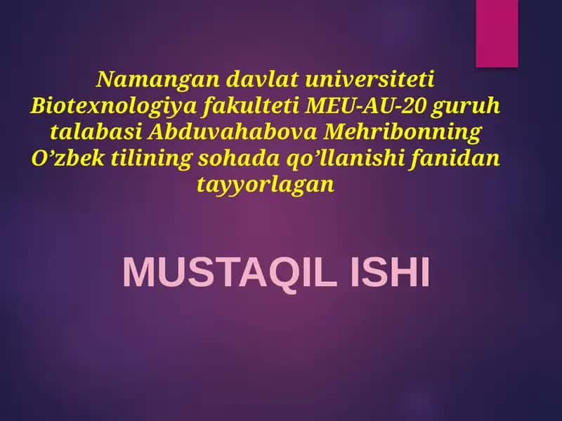 XIZMAT YOZISHMALARI 1