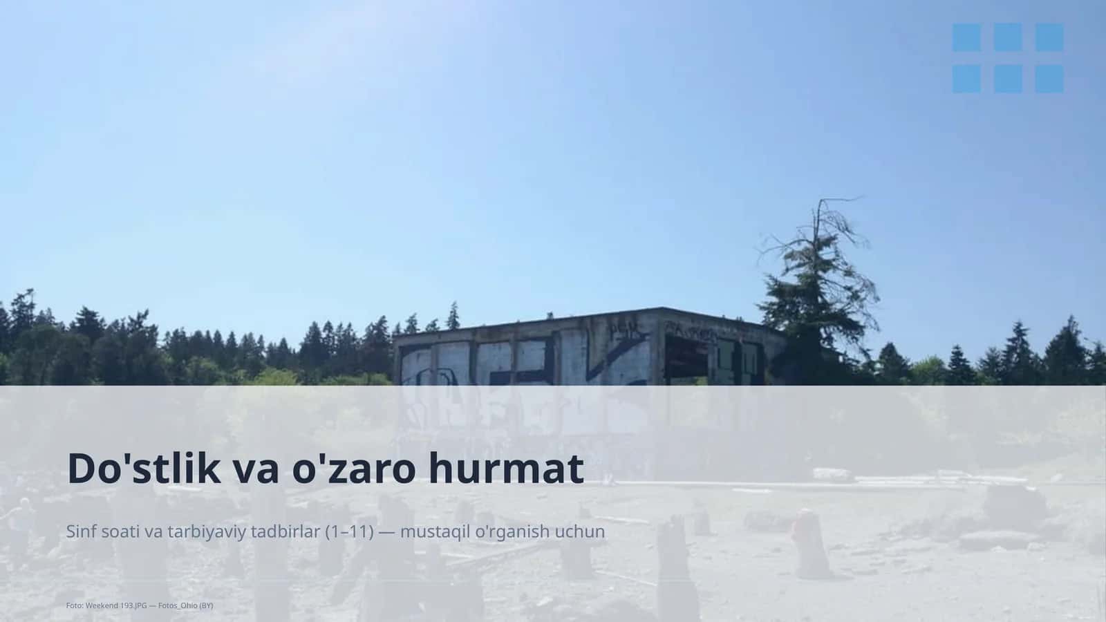 Sinf soati va tarbiyaviy tadbirlar 1