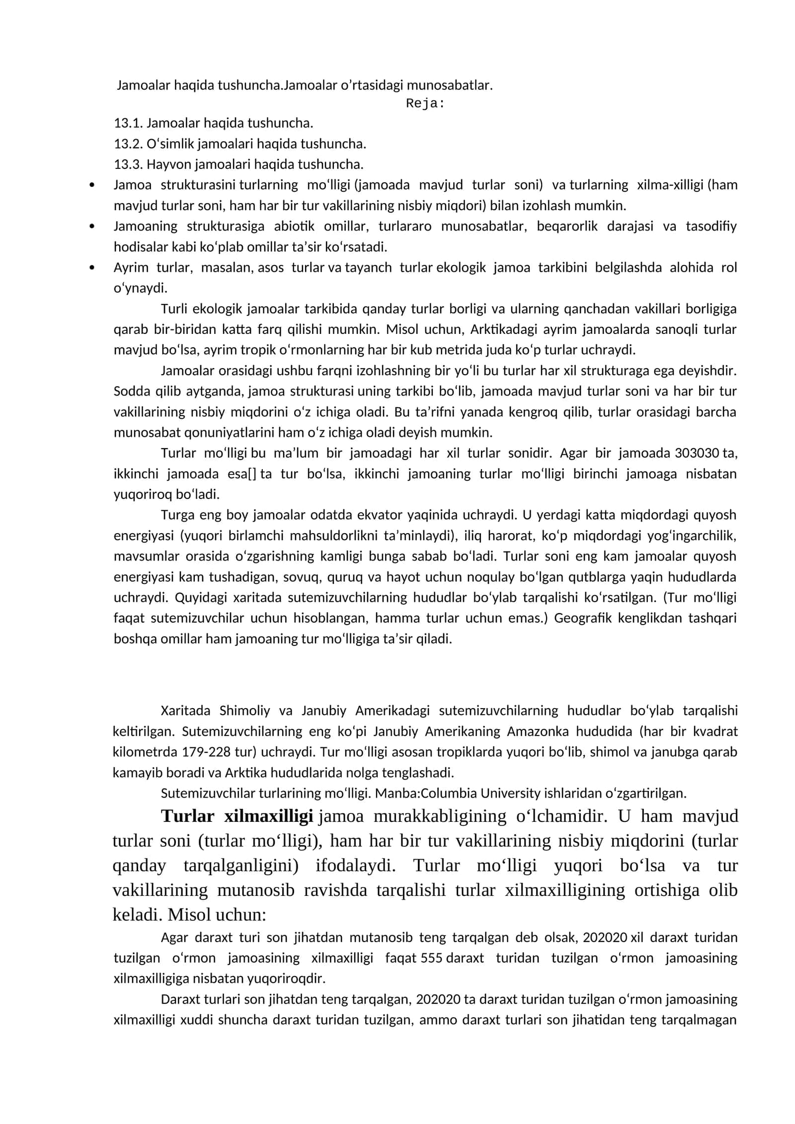 Jamoalar haqida tushuncha 1