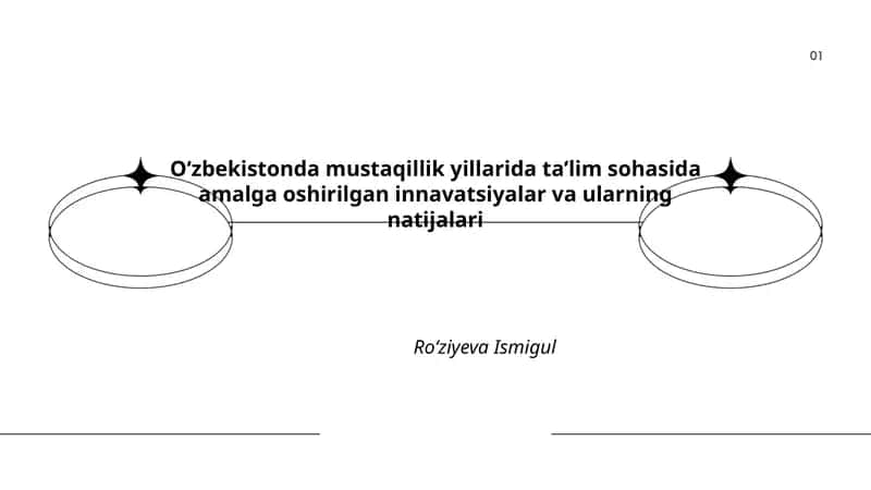 Oʻzbekistonda mustaqillik yillarida ta’lim sohasida innavatsiyalar 1