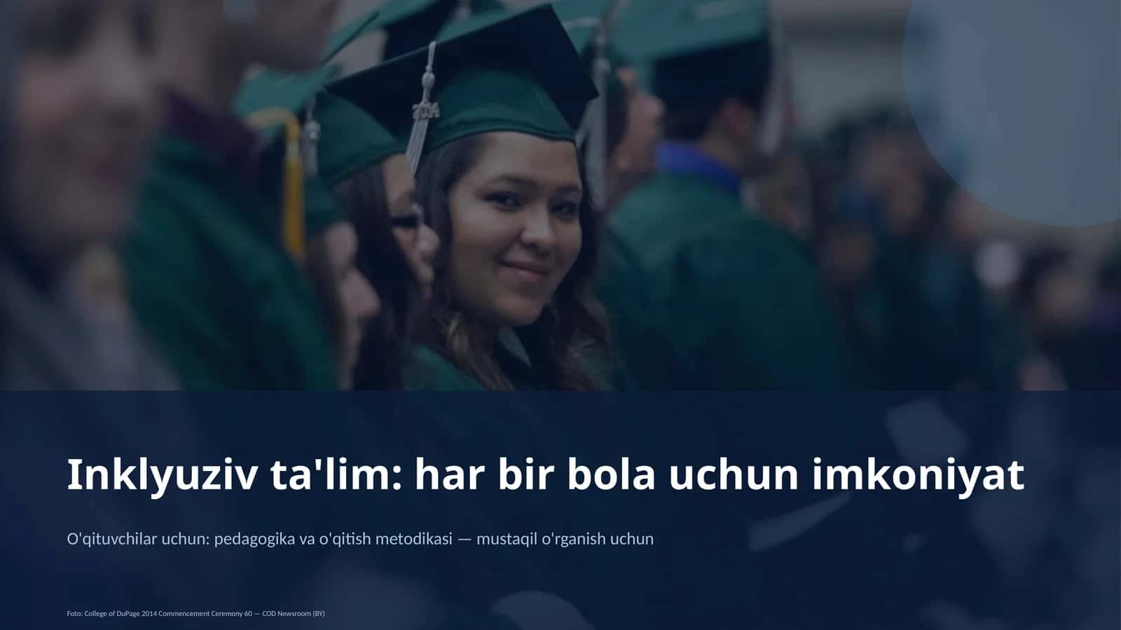 Inklyuziv ta'lim: har bir bola uchun imkoniyat 1