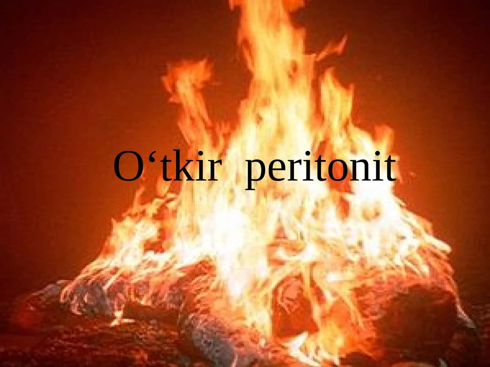 O‘tkir peritonit 1