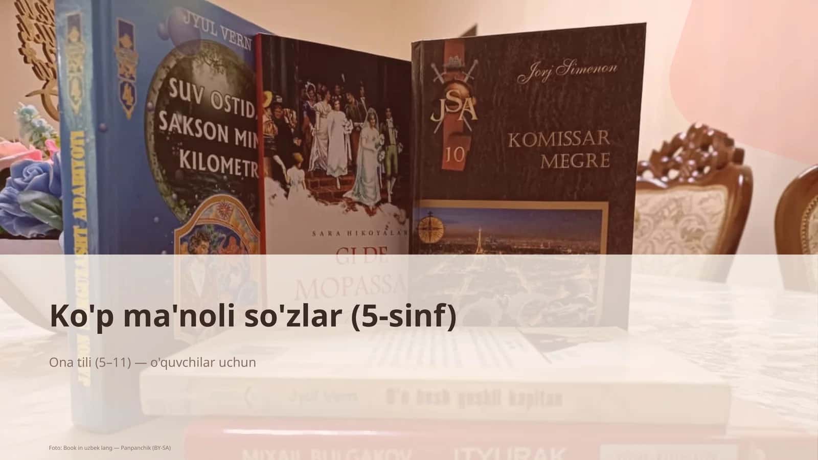 Ko'p ma'noli so'zlar (5-sinf) 1