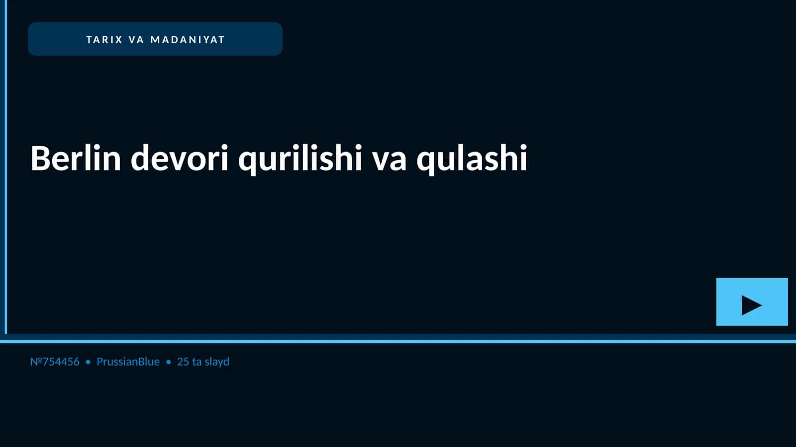 Berlin devori qurilishi va qulashi 1