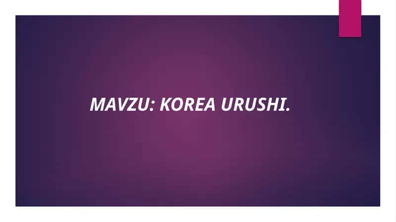 Korea urushi 1