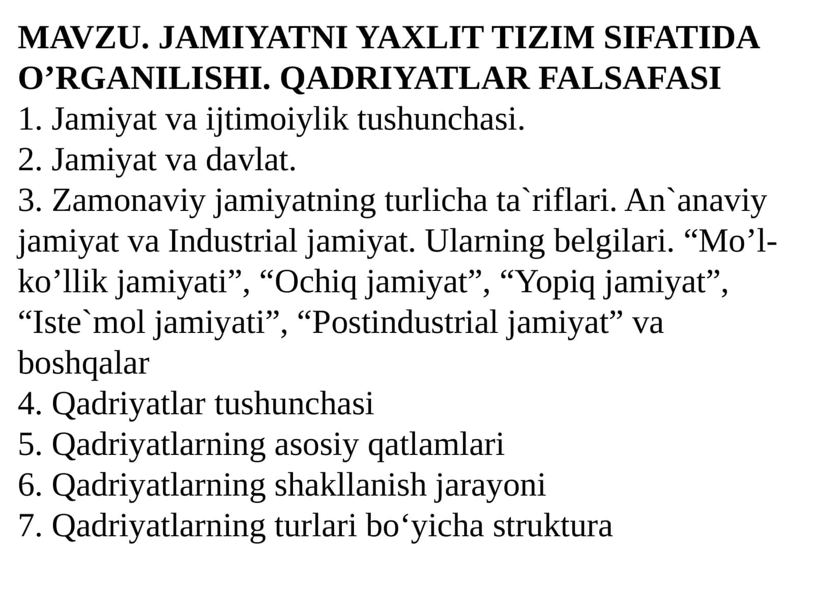 QADRIYATLAR FALSAFASI 1