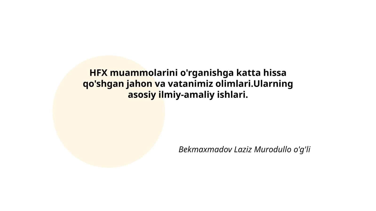 Abu Rayxоn Beruniy va uning HFX bo'yicha ilmiy ishlari 1
