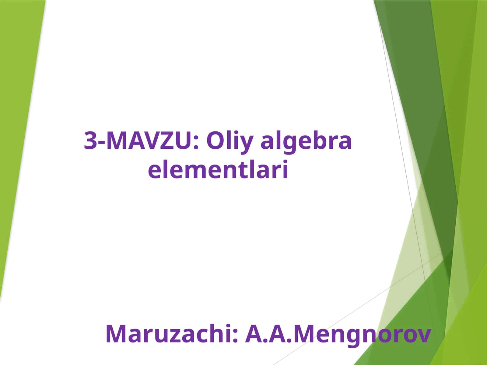 Oliyalgebraelementlari 1