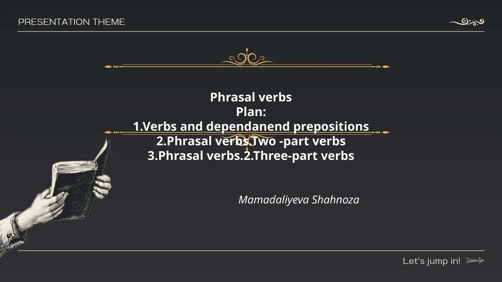Phrasal verbs 1