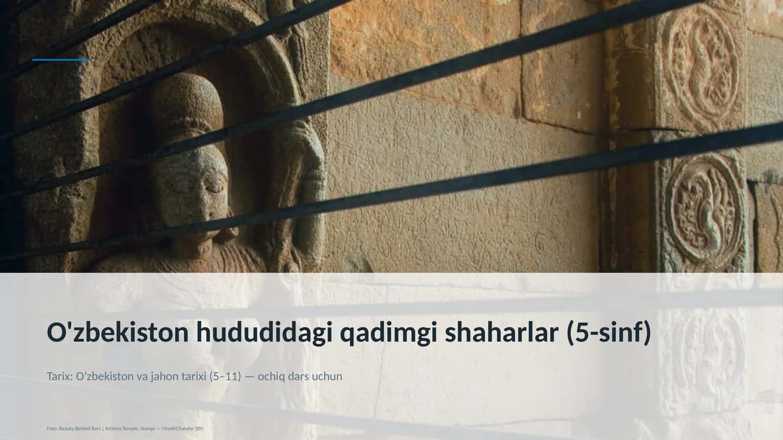 O'zbekiston hududidagi qadimgi shaharlar (5-sinf) 1