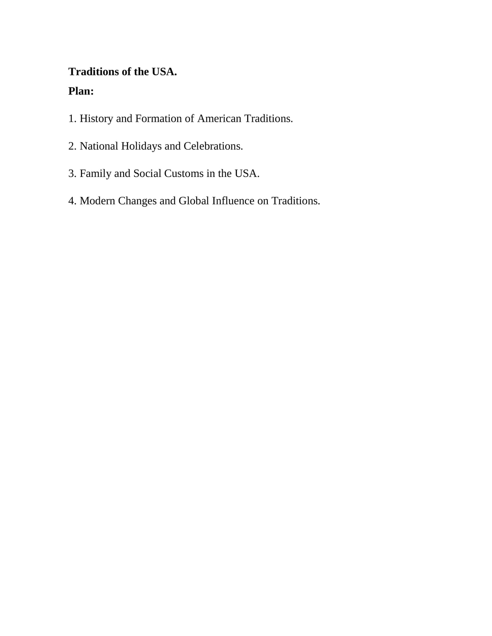 American Traditions 1