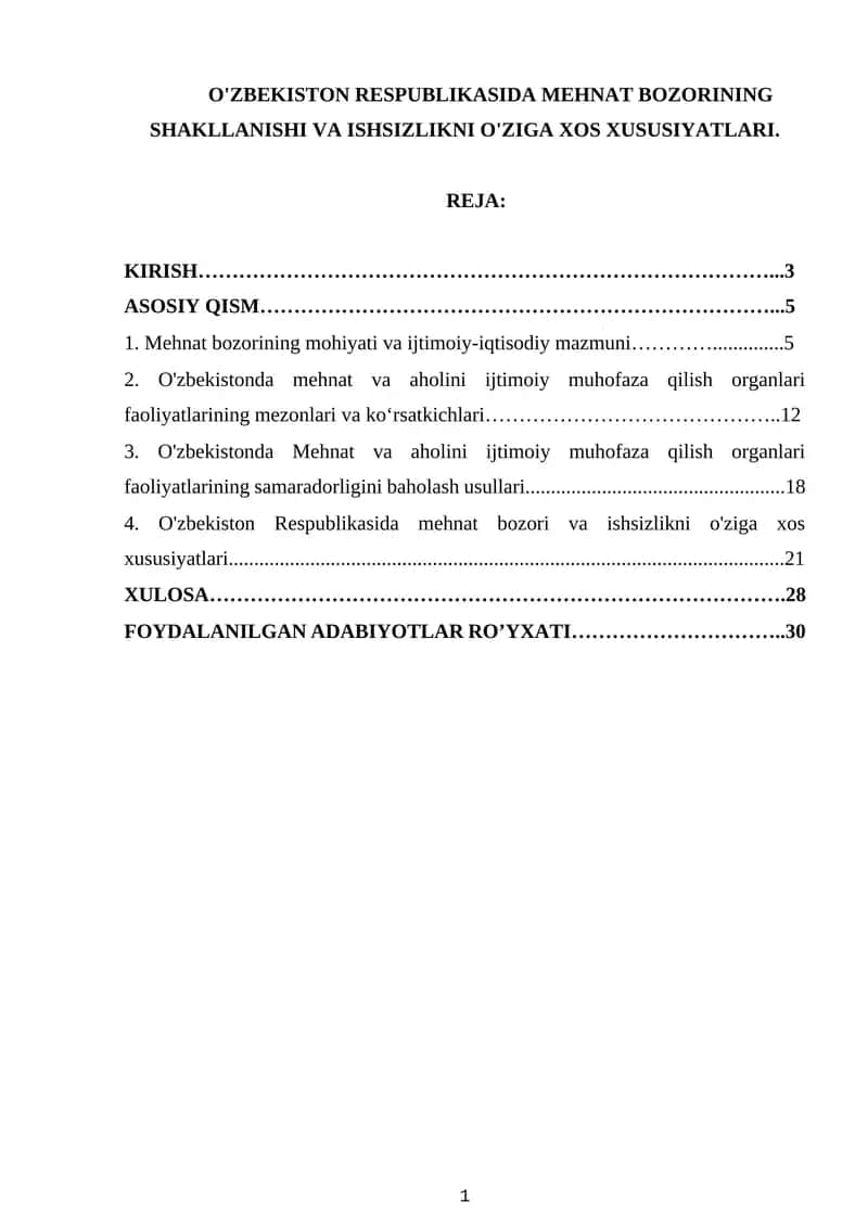 Mavzuning dolzarbligi 1