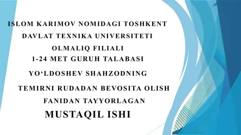 TEMIR VA TEMIR OKSIDLARINING XOSSALARI 1