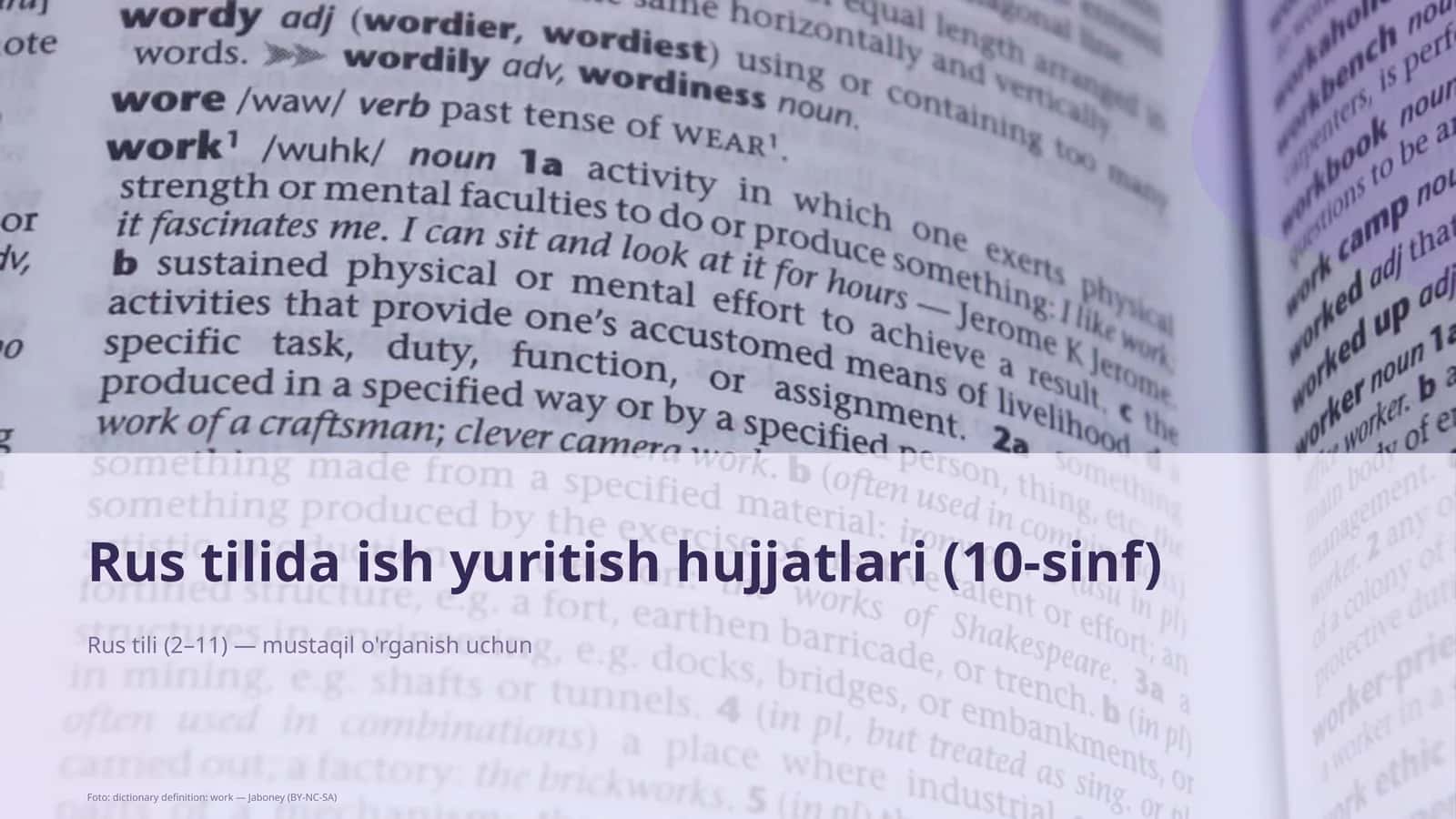 Rus tilida ish yuritish hujjatlari (10-sinf) 1