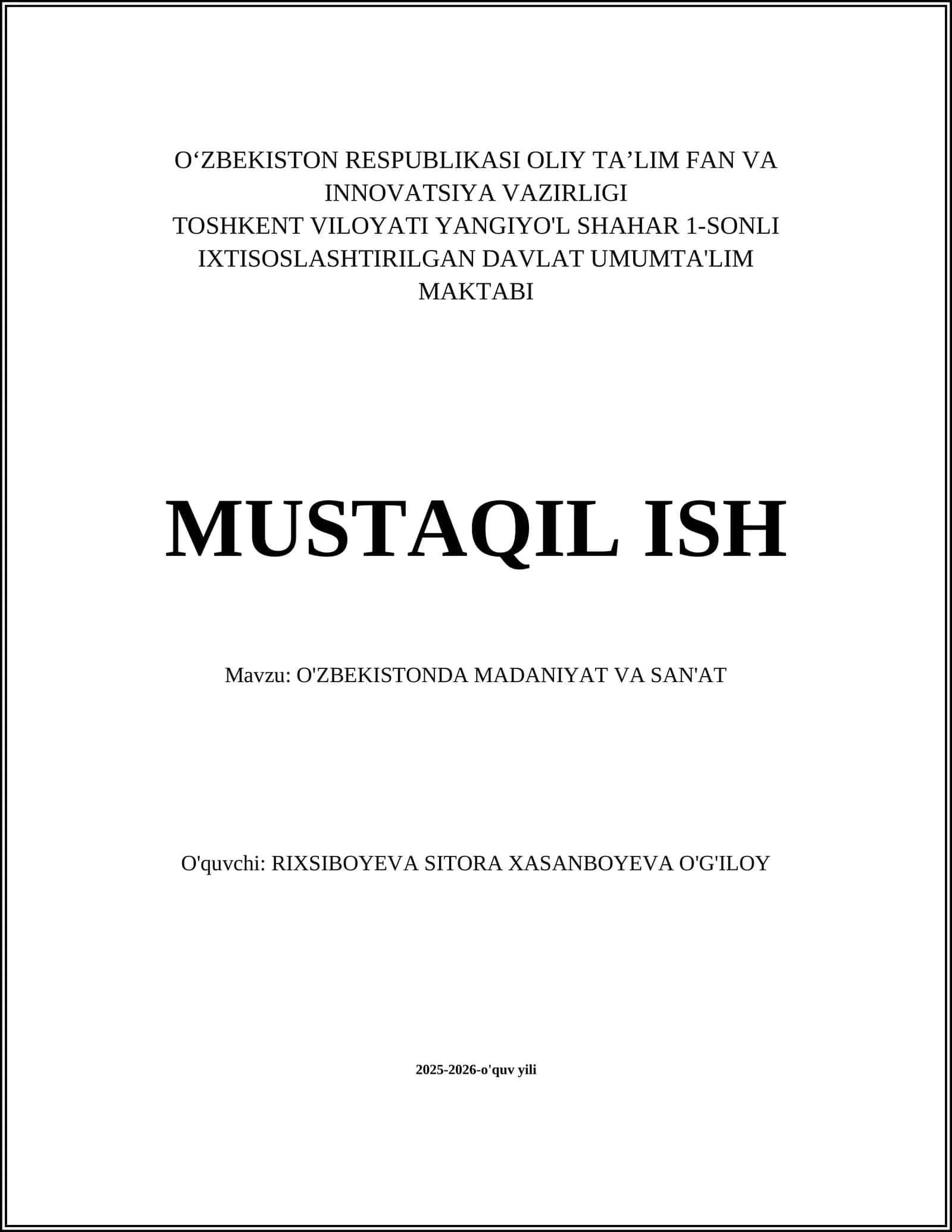 O'zbek xalq musiqa an'analari: maqom va shashmaqom 1