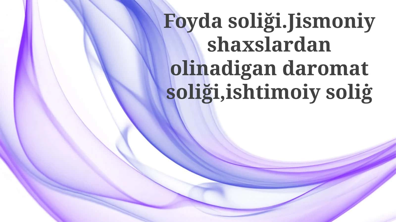 Foyda solig'i 1
