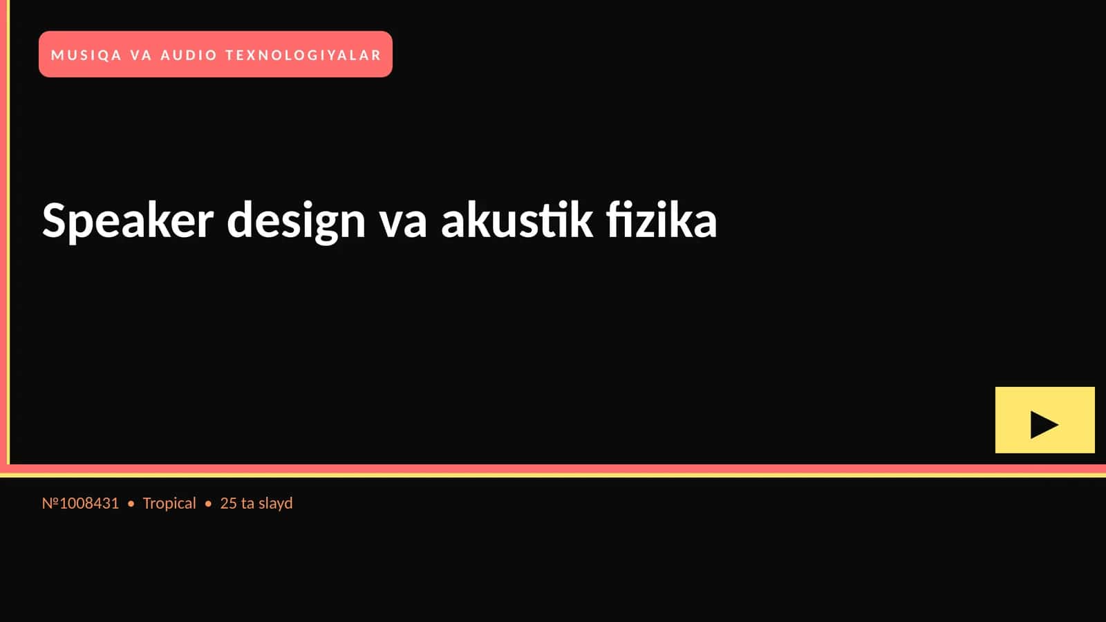 Speaker design va akustik fizika 1