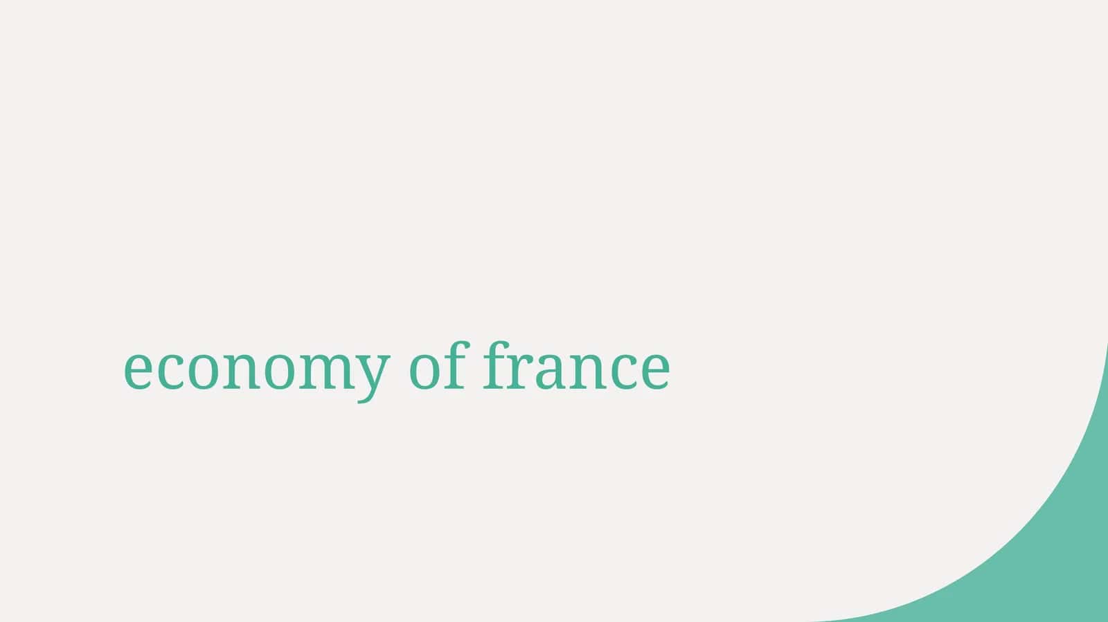 France economy 1