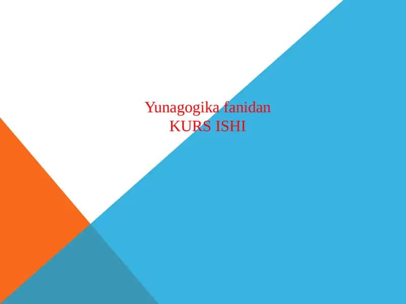 Yoshlar uchun ijtimoiy xizmatlar faoliyatning pedagogik komponenti 1