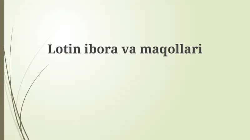 Lotiniboravamaqollari 1
