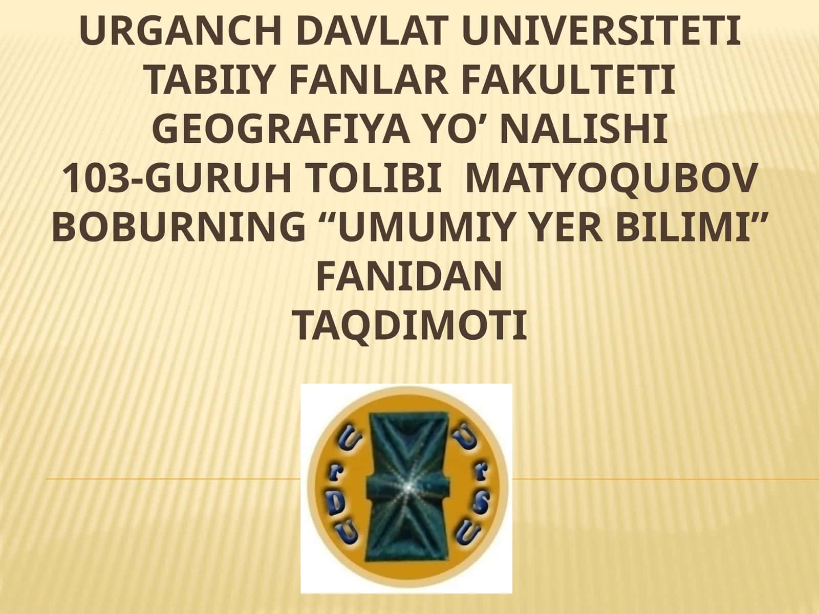 Umumiy yer bilimi fanidan daryolar va ularning ahamiyati 1